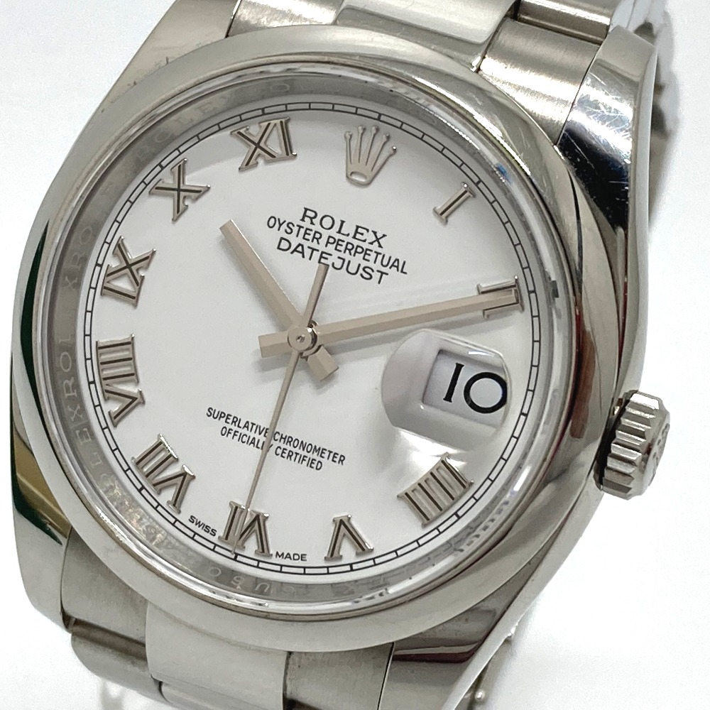 ROLEX【ロレックス】 116200 デイトジャスト ローマンインデックス 自動巻き 腕時計 SS メンズ